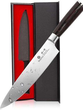 imarku 8” Japanese Chef Knife HC Steel Kitchen Knife w/ Gift Box